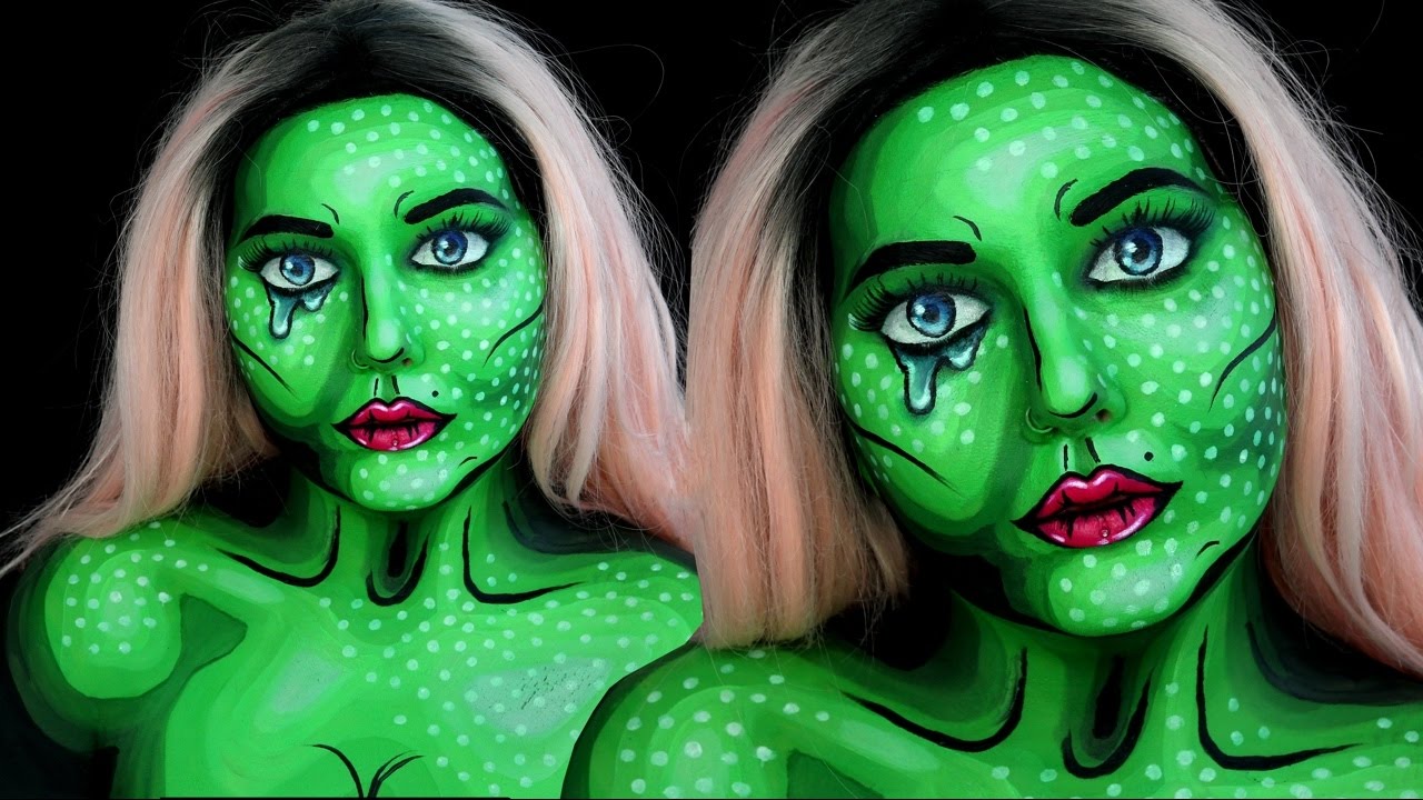 Pop-Art Makeup For Halloween