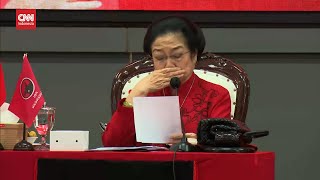 Pidato di Rakernas PDIP, Megawati Menangis Kenang Taufik Kiemas