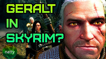 Transforming Skyrim into The Witcher with MODS