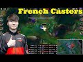 The French Casters Have The BEST REACTION To Faker&#39;s Insane 1v1 With Jensen At Worlds!!