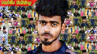 Picsart Mosaic Effect Editing Tamil | Collage Editing In Mobile Tamil | Jignesh mv