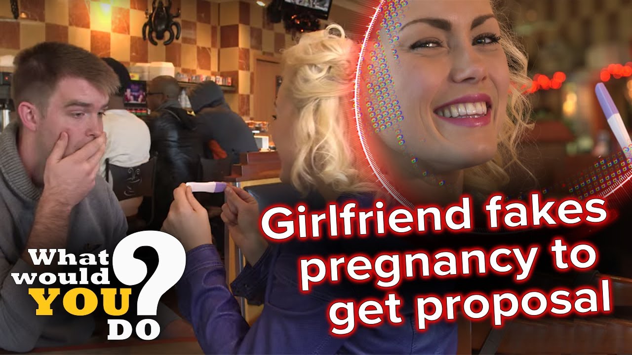 Girlfriend fakes positive pregnancy test to convince her boyfriend to propose l WWYD