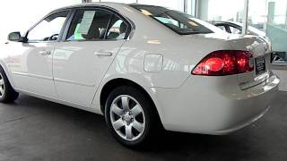 Clear White 2007 Kia Optima @ Eastside Mazda Volkswagen in Cleveland, Ohio