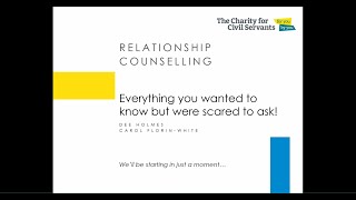 Relationship Counselling | Webinar