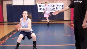 Hoop Group Skills Drill of the Week  Jump Stop  Pivot  Pass