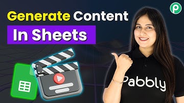 AI Content Generator Inside Google Sheets (Step-by-Step Tutorial)