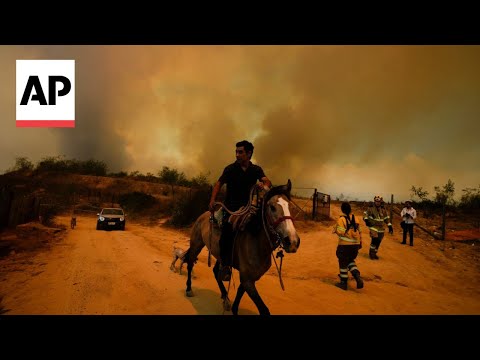 Dozens reported dead as Chile wildfires move into densely populated areas