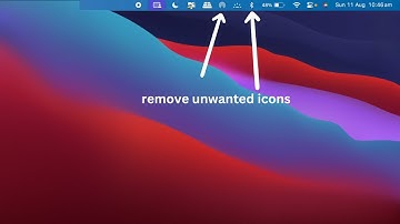 Clean Up Your Mac: Remove Menu Bar Icons!