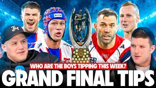 Who Are The Boys Tipping NRL GRAND FINAL Tips With Josh Morris