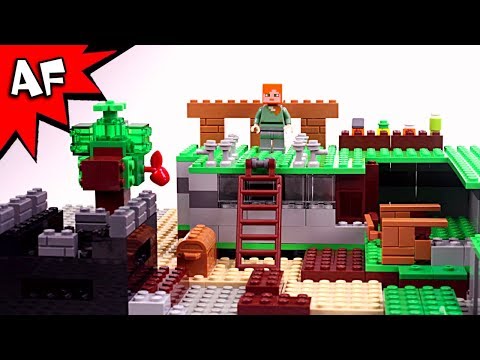 Lego Minecraft Brick Building: How to build a house with Alex @artifexcreation