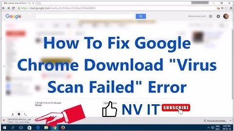 Fix Google Chrome - Failed - Virus Detected - Error Windows - Chrome Download Failed - 2024