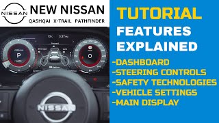 Nissan Tutorial  Dashboard Display, Driver Assistance, Steering Controls and more!!!