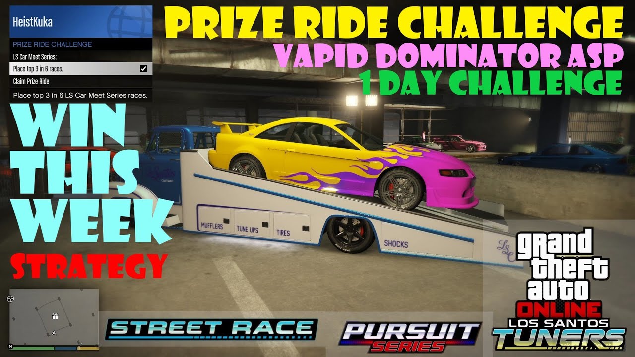 GTA V Online LSCM Prize Ride Challenge Race Help (Free Car)($1m+ Tuner)