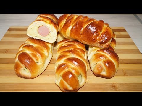 Сосиски в тесте - пошаговый рецепт с Фото