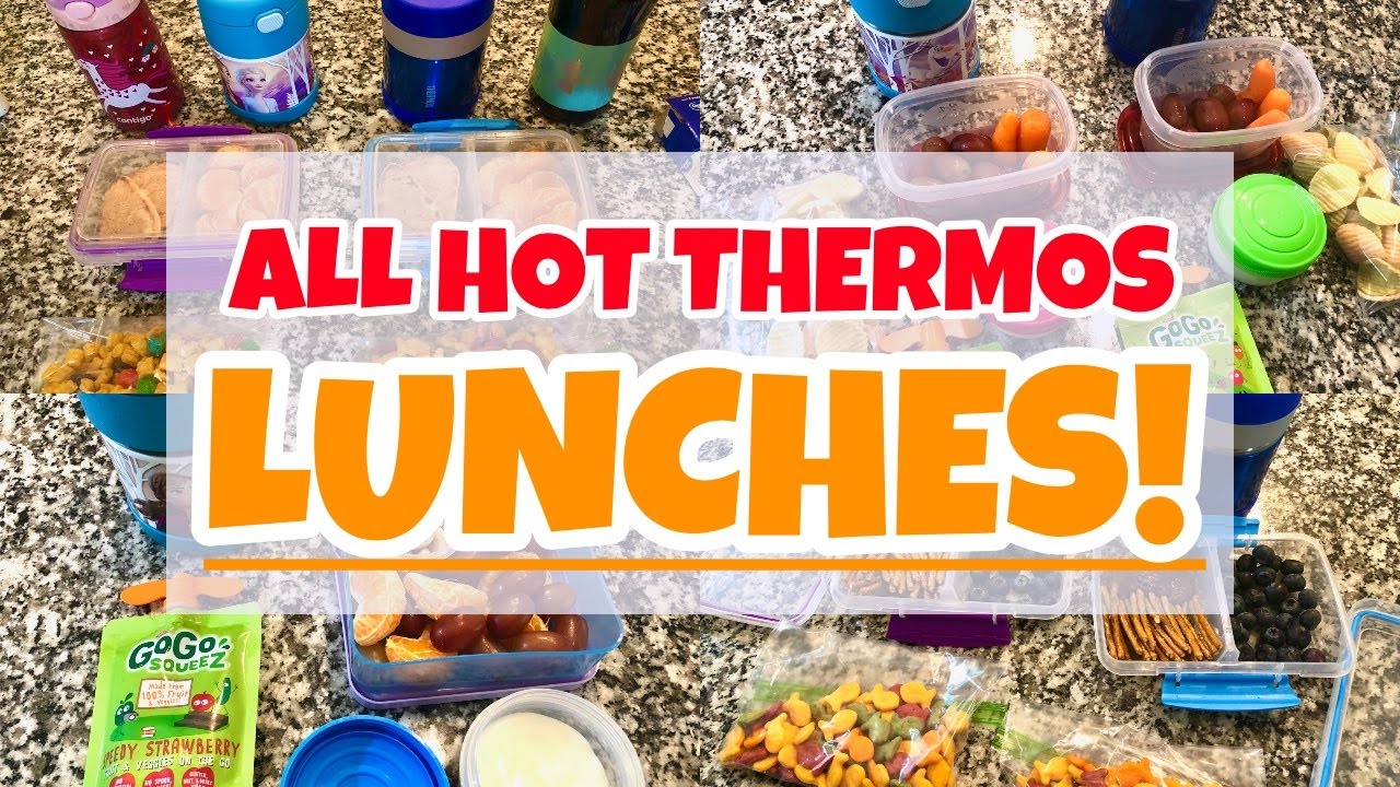 Hot lunch ideas for kids. Going to start using the thermos more