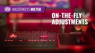 MasterKeys MK750 Gaming Keyboard - On-the-fly System