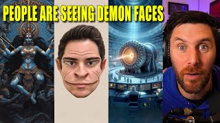 CERN Opens Portal And People See Demon Faces?