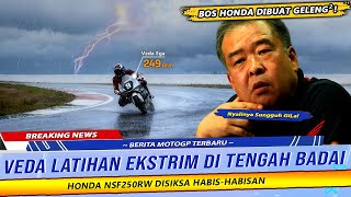 Download Lagu NYALINYA DI LUAR NALAR! VEDA NEKAT LATIHAN EKSTREM DI TREK BASAH JELANG DEBUT MOTO3 2026 MP3