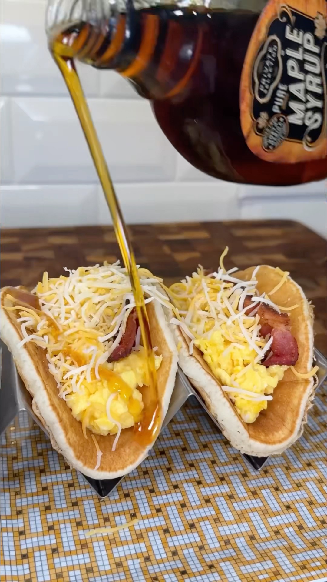 Pancake tacos ? #shorts