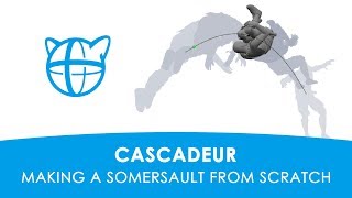 Cascadeur: Making a somersault from scratch (for old versions)