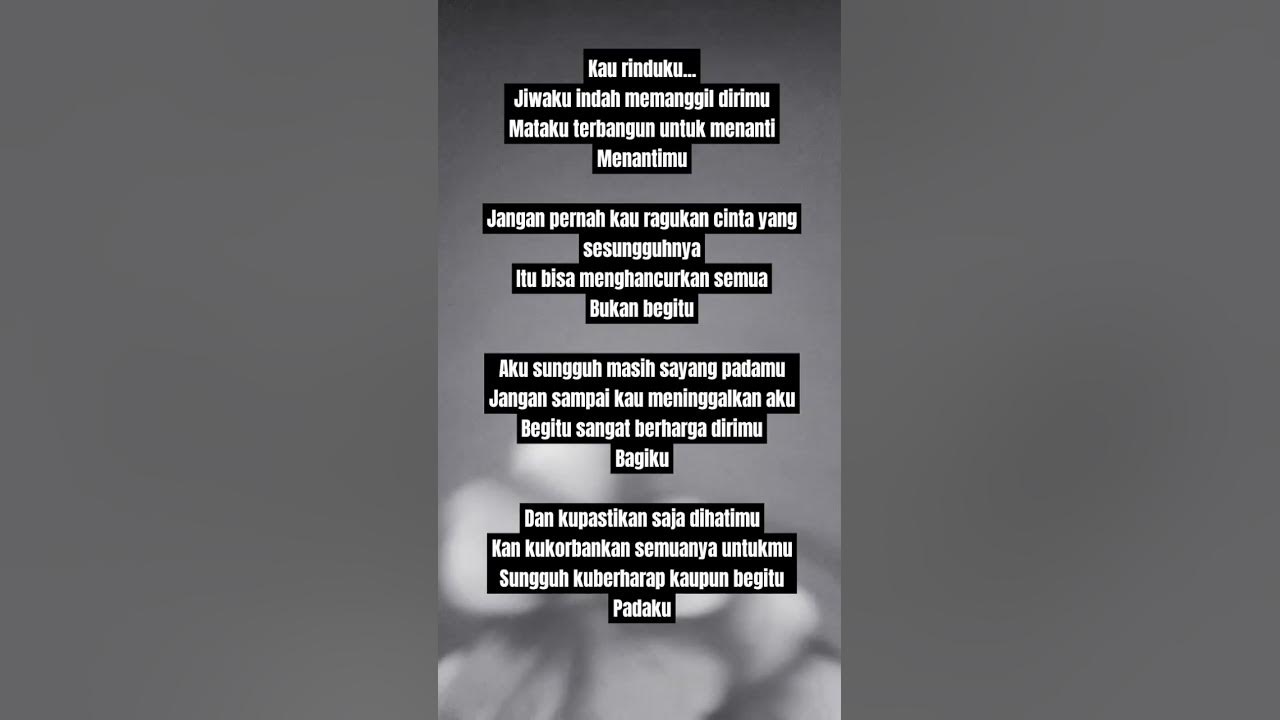 Aku masih sayang - ST12 - lyrics song