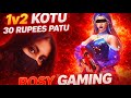 ROSY GAMING LIVE TELUGU AMMAYI STREAMING || 1V2 KOTU 30 RUPEES PATU ||