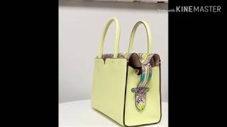 Kate Spade Satchel Medium Snake Embossed Leather Spencer Handbag Lemon Sorbet Yellow