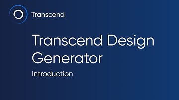 Transcend Design Generator (TDG) Demo Video