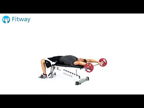 How To Do: EZ Curl Bar Pullover - Flat Bench | Back Workout Exercise
