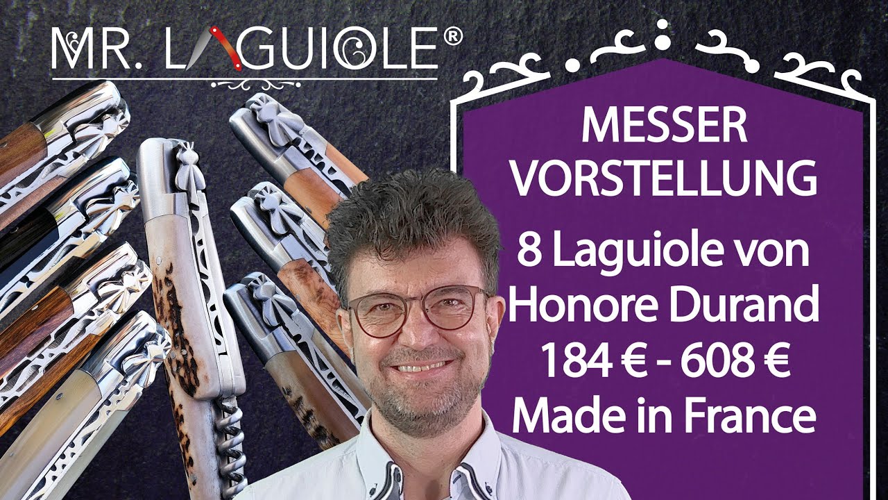 der große Laguiole-Taschenmesser VERGLEICH von Laguiole Honore Durand