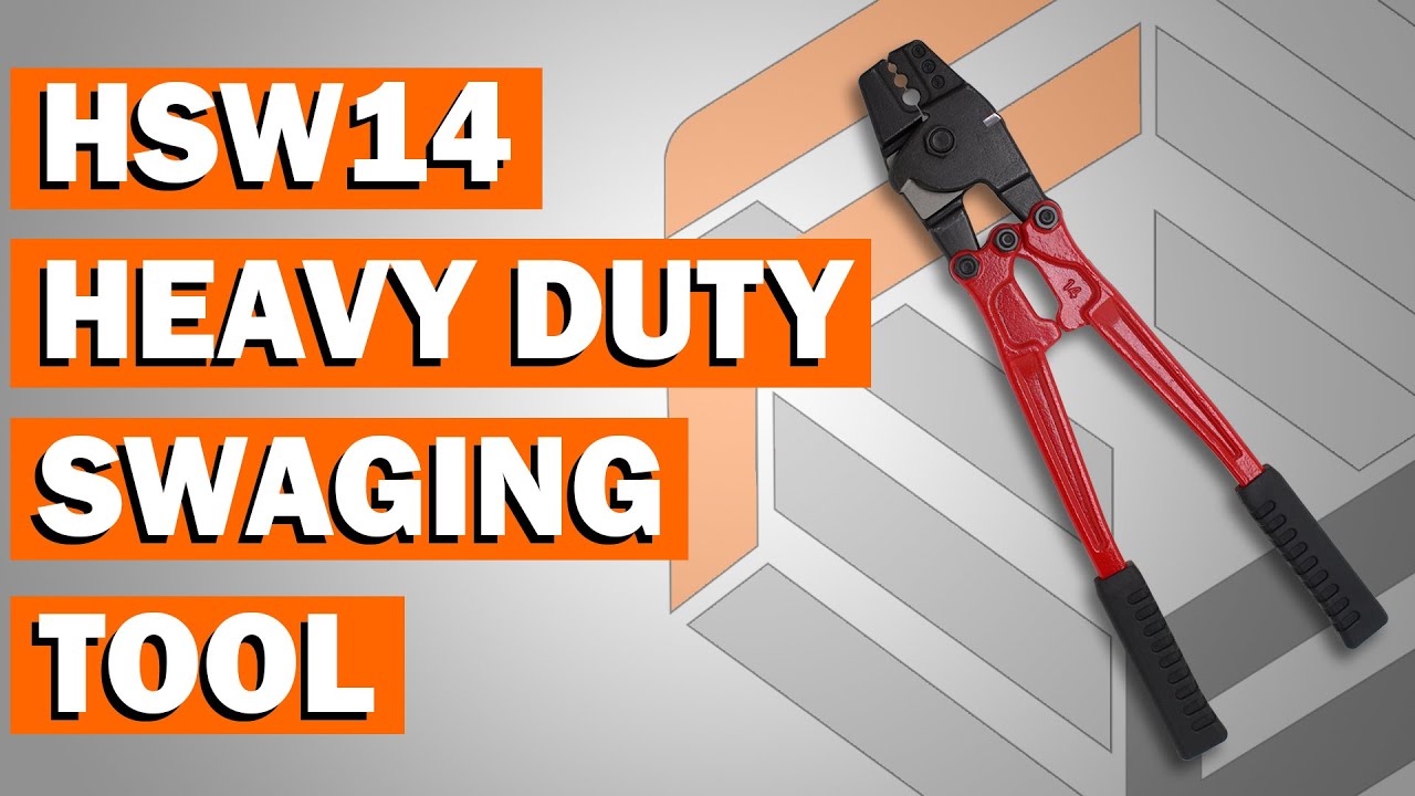 HSW14 Compression Sleeve Swaging/Crimping Tool - YouTube