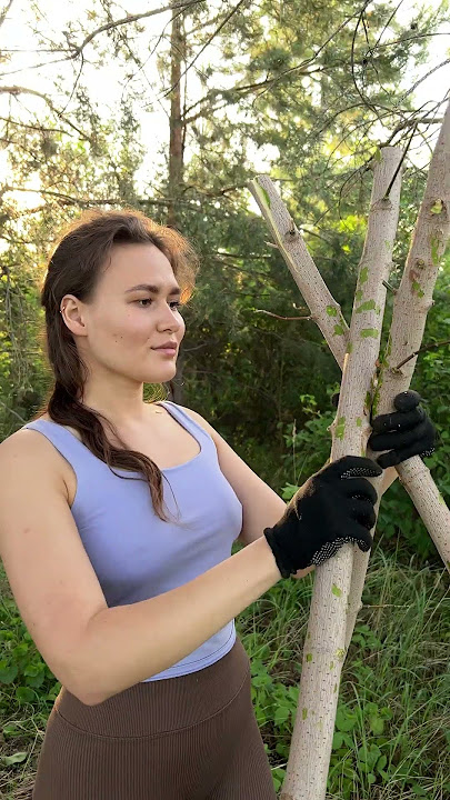 From ordinary sticks???😮 🛏#camping #survival #bushcraft #outdoors