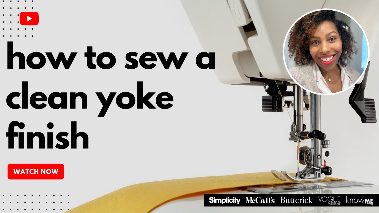 How to Sew a Clean Yoke Finish with Brittany J Jones YouTube