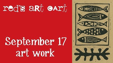 Printmaking Lino Fish