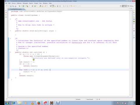 HOW TO ALIGN JAVA CODE IN ECLIPSE STEPS