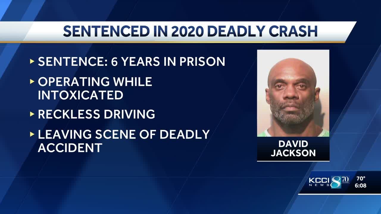 Des Moines man sentenced to six years for deadly 2020 crash - YouTube