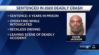 Des Moines man sentenced to six years for deadly 2020 crash