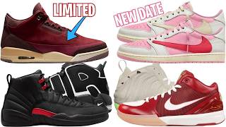 AIR JORDAN 3 BIN 23 LIMITED, TRAVIS SCOTT AJ 1 LOW PINK NEW RELEASE DATE, 2027 NIKE RELEASES + MORE