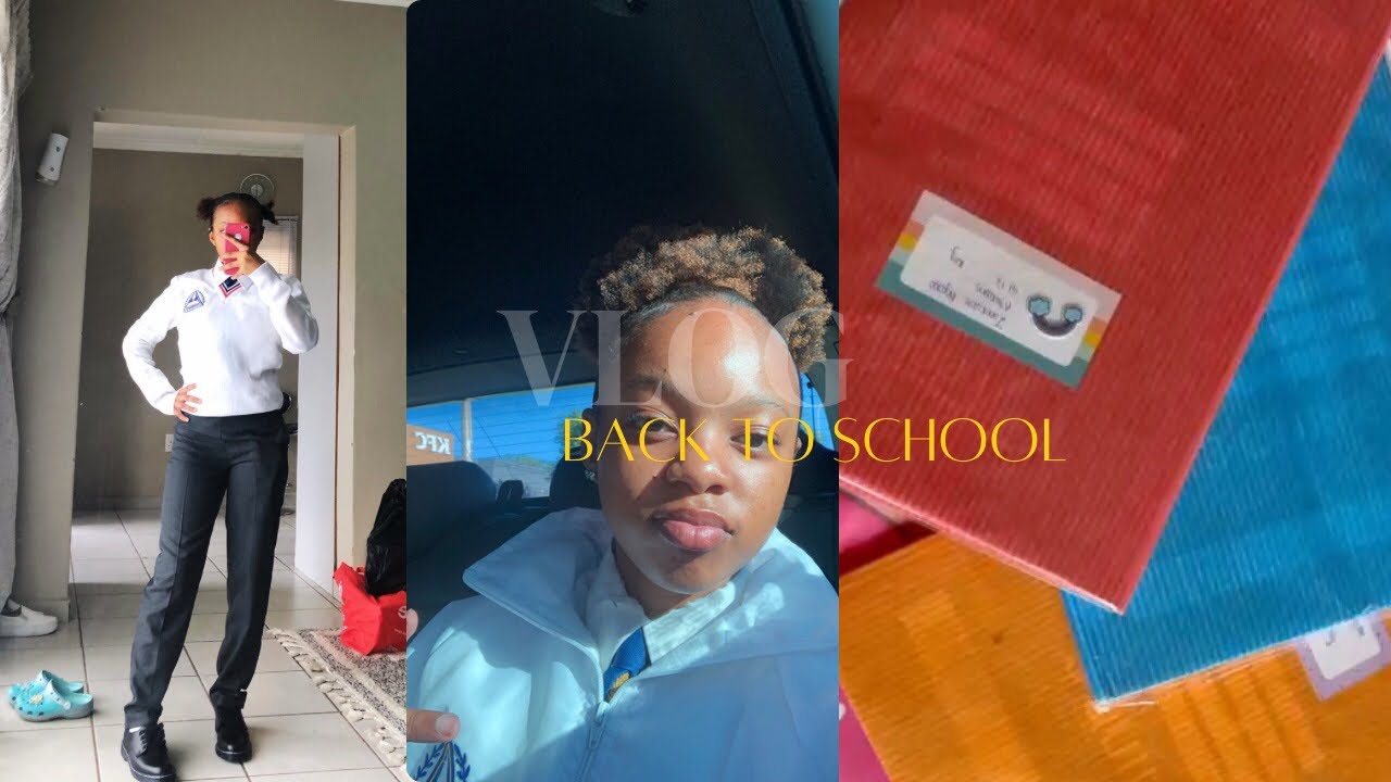 BACK TO SCHOOL VLOG as a matric [ hauls, birthdays, photoshoots ] | South African Youtuber