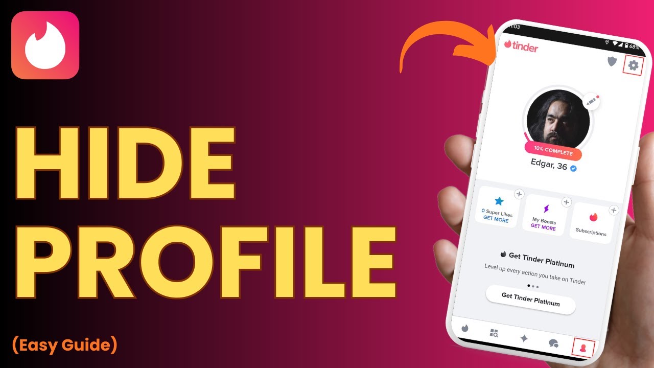 Как скрыть профиль в Tinder