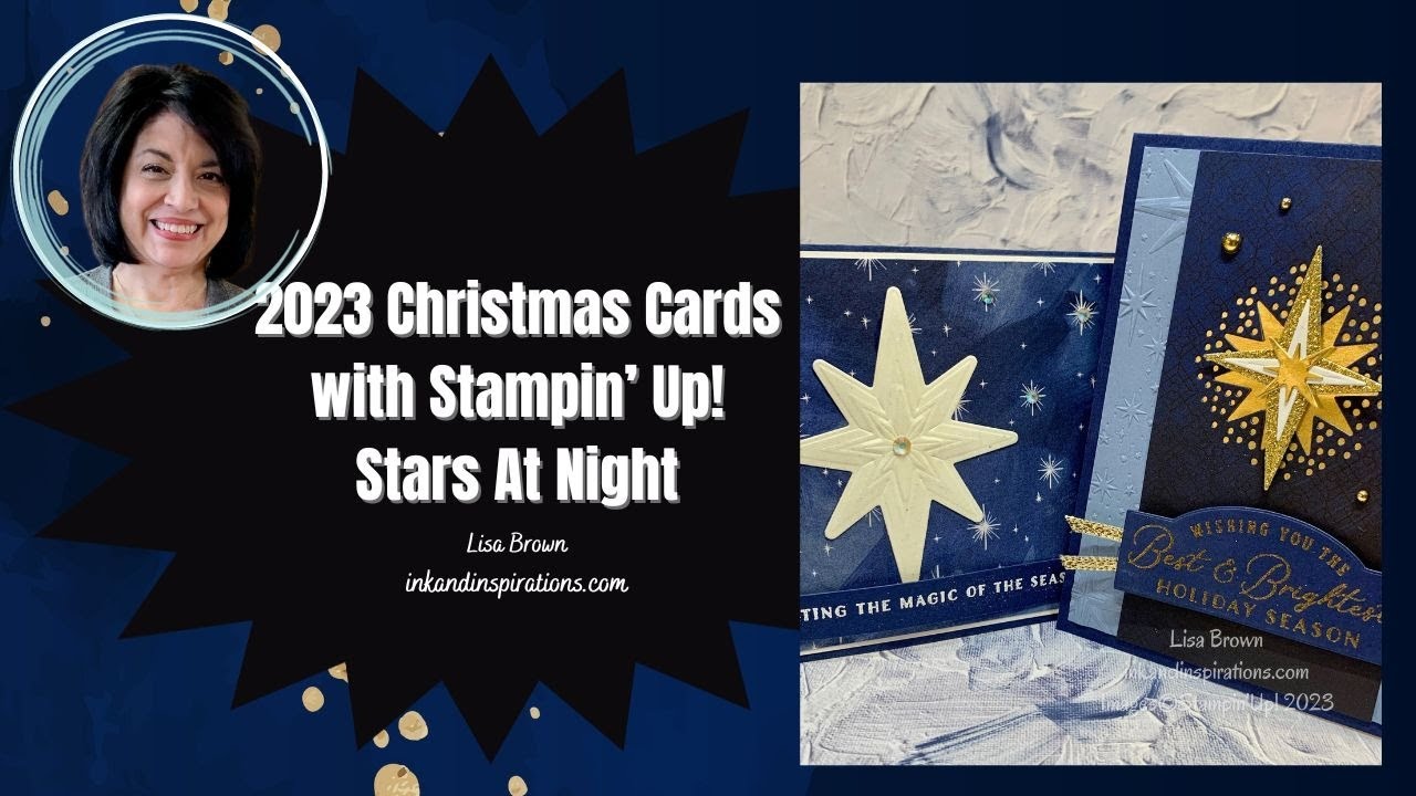 Two Christmas Cards with the Stampin' Up! Stars At Night Bundle - YouTube