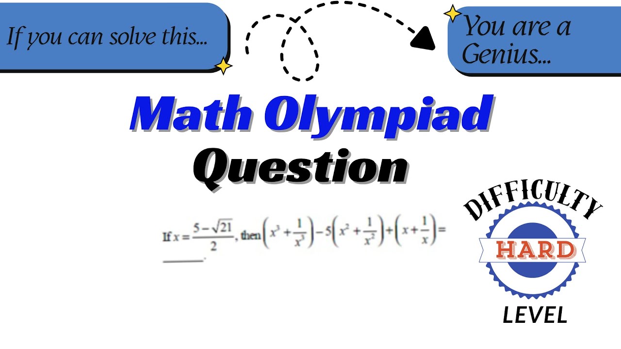 Practice problem 5_Math Olympiad Question #algebra - YouTube