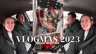 VLOGMAS 2023 | DAY 9  Come to Kaufland with us & a haul in German (sorta )