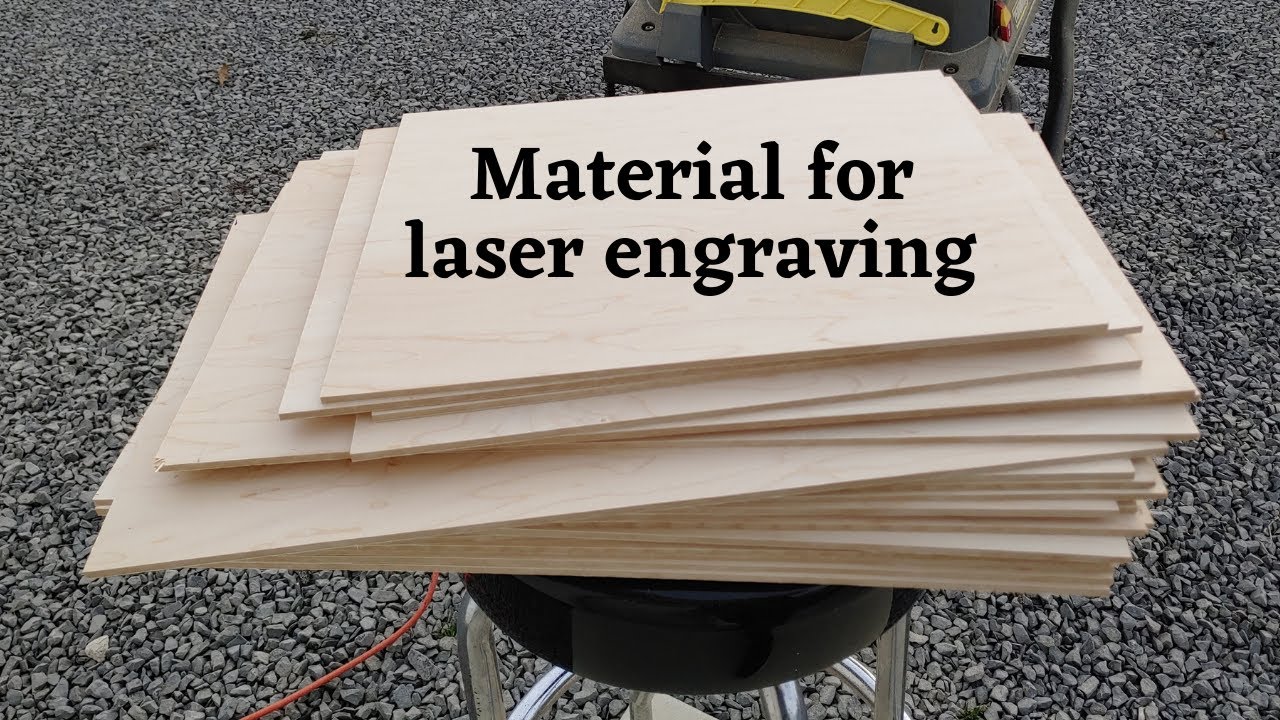 Source/Make your own Material for your Glowforge Laser Engraver 