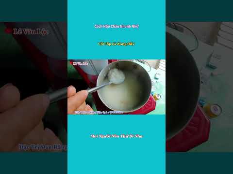 Cách nấu cháo