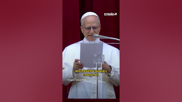 Papa Leão XIV faz saudação ao Dia das Mães
