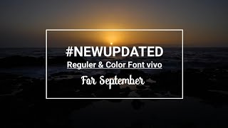 Updated Reguler & Color Font For vivo screenshot 2
