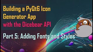 PyQt6 GUI Icon Generator App Part 5