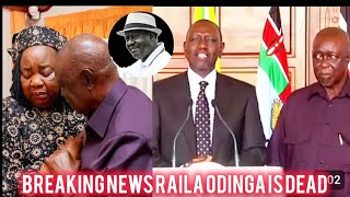 Emotional Run Raw 😭 As President Ruto Mouns Raila Odinga