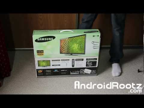 Samsung UN22D5003 1080p LED HD TV Unboxing & Quick Look!